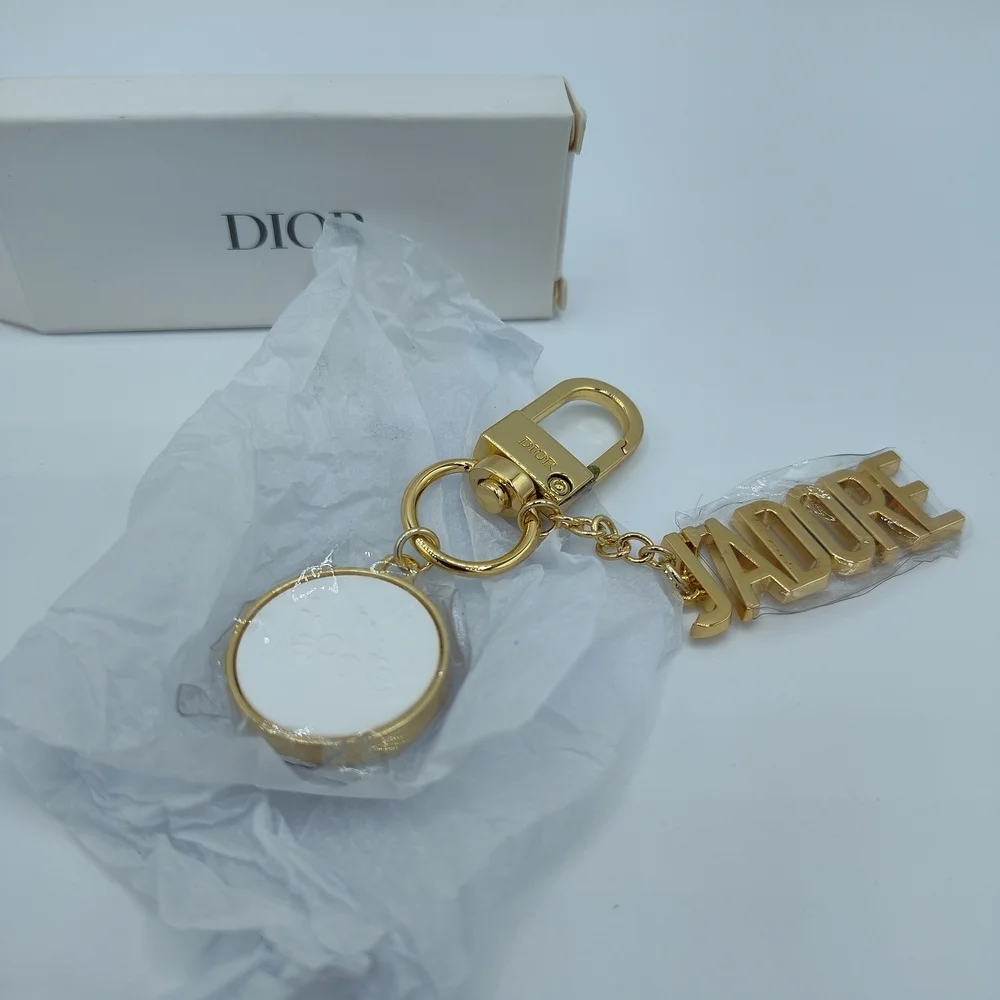 Dior J’adore Gold Bag Charm Keychain Bijou de Sac Gift Holiday NIB